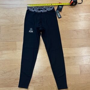 Men’s Peak Base Layer Pants Black - Medium